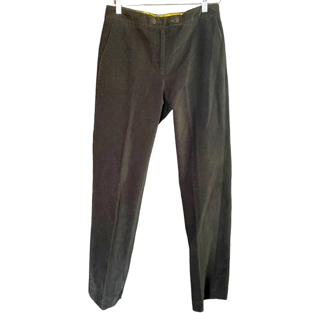 J. McLaughlin Brown Straight‎ Leg Corduroy Pants 6